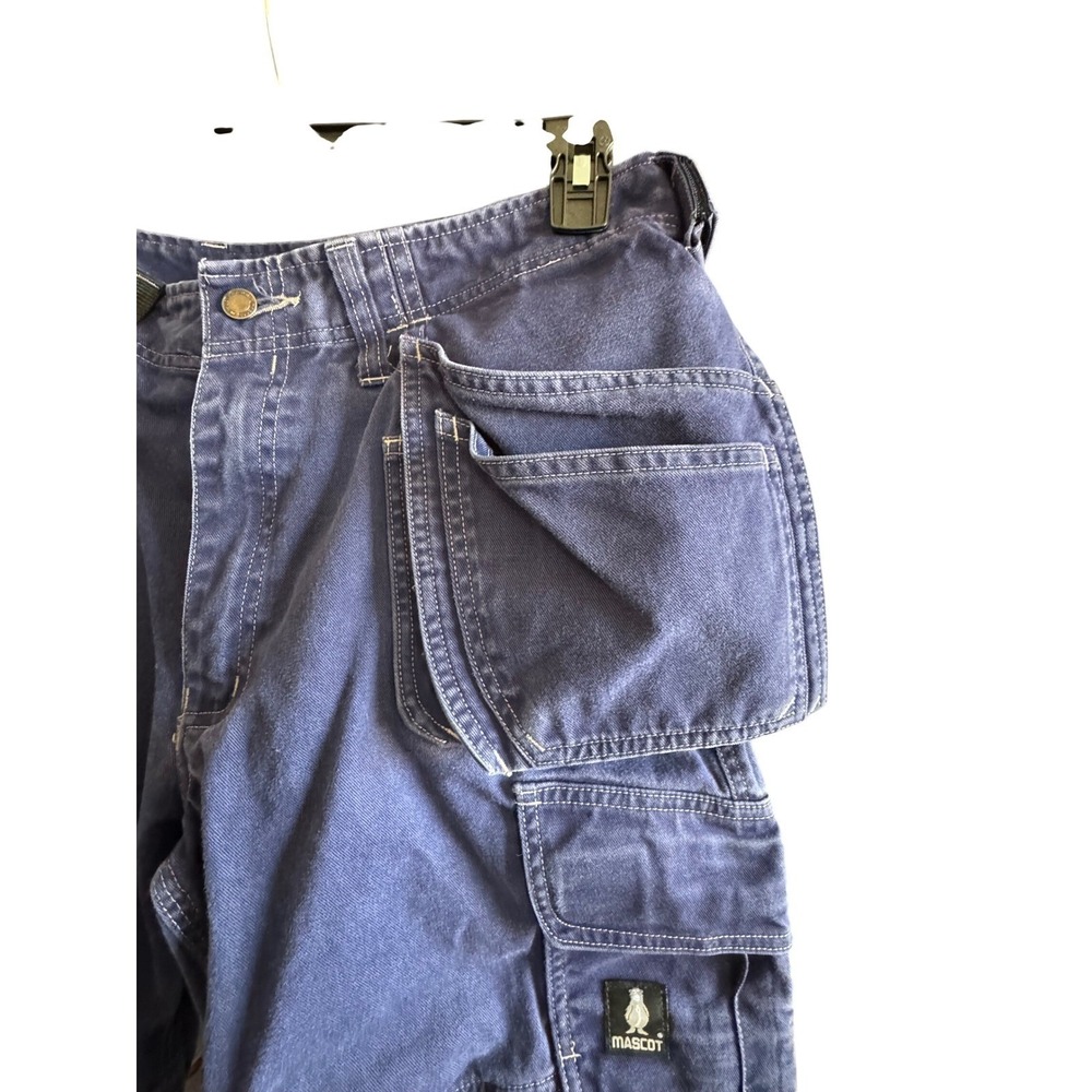 Mascot Workwear Cordura Craftsman Pants Navy Blue Men's EU 54 (US 38x32) - Picture 6 of 12
